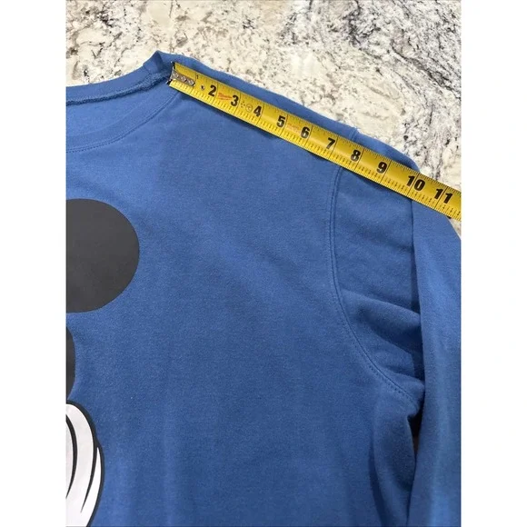 Disney Mickey Mouse Sweatshirt Women's 4XL Long Sleeve Crew Neck Graphic Blue - Picture 6 of 14